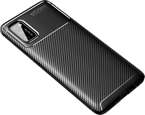 Case Compatible with Samsung Galaxy A02s Case, Carbon Fiber Texture Design Cover Anti-Scratch Shock Absorption Case made for Samsung Galaxy A02s (...