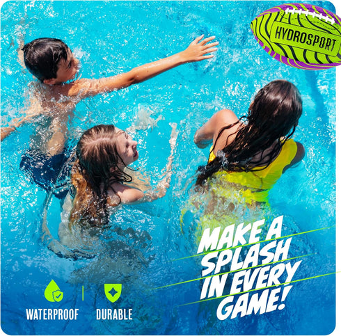 Water Football for Pool, Beach, Lake - Waterproof Pool Toys for Kids Ages 8-12 - Swimming Balls Sports - Family Games - Toy Teens Boys & Adults Fu...