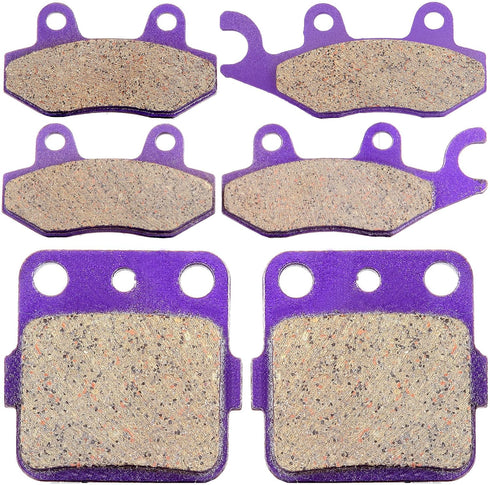 ECCPP Brake Pads Fits for 2004 2005 for Yamaha YFZ450, FA135 FA165 FA84 Front and Rear Brake Pads...