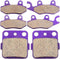 ECCPP Brake Pads Fits for 2004 2005 for Yamaha YFZ450, FA135 FA165 FA84 Front and Rear Brake Pads...