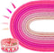 3600 PCS 10 Strands Clay Beads Polymer Clay Beads for Jewelry Making, Vinyl Heishi Beads 6mm for Surfer Bracelets Necklace Making (Pink)...