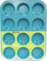 casaWare Ceramic Coated NonStick 12 Cup Muffin Pan (Blue Granite)...