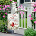 Those We Love Don't Go Away Cardinal Spring Small Decorative Inspirational Garden Flag, Summer Red Bird Yard Gardenia Outside Memorial Faith Grave...