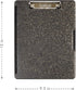 Dexas Slimcase 2 Storage Clipboard with Side Opening, Heavy Granite, Office Supplies Clipboards to Organize, Carry and Store, A4 Holder, Combine S...