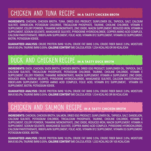 Stella & Chewy’s Carnivore Cravings Purrfect Pate Canned Wet Cat Food Variety Pack – (2.8 Ounce Cans, Case of 12)...