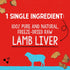 Stella & Chewy's Freeze-Dried Raw Single Ingredient Lamb Liver Treats, 3 oz. Bag...