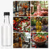 Mini Plastic Bottles with Lids (24 Pack) - Empty 1.7oz Shot Bottles - Small Miniature Bottles for Alcohol, Spirits, Liquor - Funnel Included...