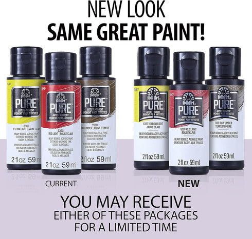 FolkArt Artist Pigment Acrylic Paint, 2 oz, Pure Black...