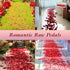 3000 Pcs Silk Rose Petals,Red Rose Flower Petals Decorations, Fake Rose Petals Roses Artificial Flowers Petals for Wedding, Valentines , Romantic ...