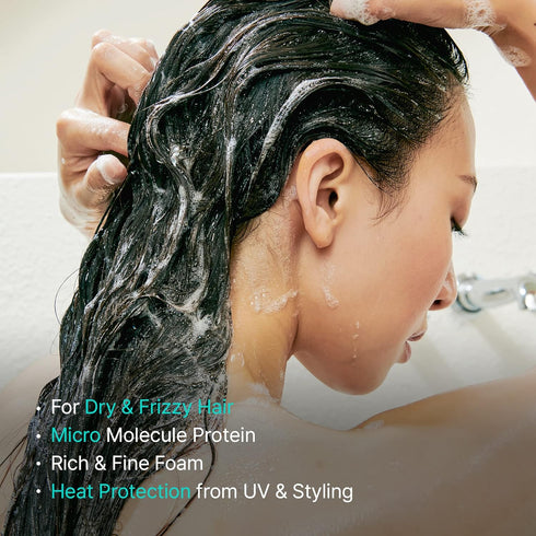 LA'DOR Keratin LPP Damage Care Shampoo w/Proteins & Plant Oils - pH Balanced Sub Acidic for Dry Damaged Frizzy Coarse Thinning Hair - NO Silicone,...