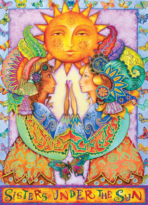 RoseArt - Holly Sierra - Sisters Under The Sun - 750 Piece Jigsaw Puzzle for Adults...