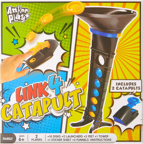 Kids Board Game Playsets - Link 4 Catapult - 4 in a Row Toy - Sold Individually...