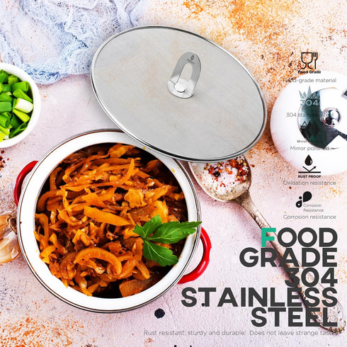 Homestia Splatter Screen for Kitchen, 304 Stainless Steel Fine Mesh Splatter Screen for Frying Pan, 13” Grease Splatter Guard with Fold Flat Knob...
