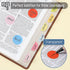 Mr. Pen- Transparent Sticky Notes, 560 Pcs, Assorted Colors, Round Translucent Sticky Notes, Sticky Note Tabs, See Through Sticky Notes Transparen...