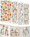 Puocaon Polymer Clay Transfer Paper - 20 Pcs Floral Water Transfer Paper for Polymer Clay, Cosmos Flower Transfer Paper for Polymer Clay Earrings,...
