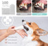 Dental Finger Wipes for Dogs - 100 Wipes - Dog Dental Teeth Cleaning Wipes for Dogs - Pre-Soaked Oral Cleaning Pads- Reduces Plaque, Tartar & Dog ...