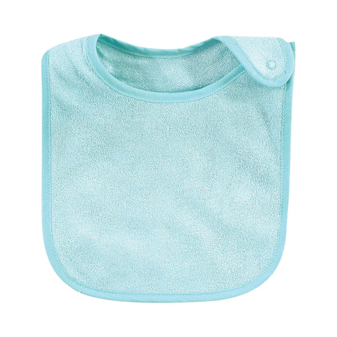 Hudson Baby Unisex Baby Rayon from Bamboo Terry Bibs, Coral Mint, One Size...