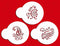 Designer Stencils Silk Paisley Cookie Stencils, Mini, Beige/Semi-Transparent...