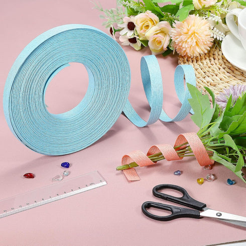 PATIKIL 21.9 Yards x 0.6" Paper Rattan Weaving Cane, 12-Ply Paper Rattan Weave Basket Weaving Supplies for DIY Rattan Woven Making, White...