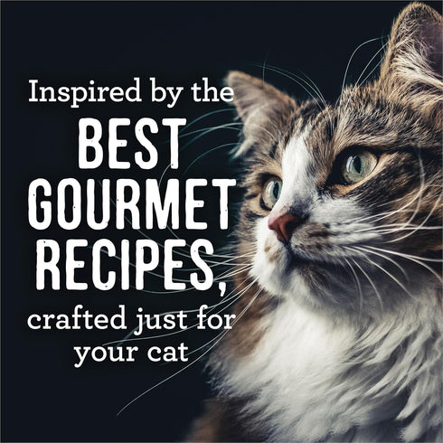 Merrick Purrfect Bistro Soirees Grain Free Natural Canned Cat Food with Gravy Variety Pack, Chicken and Turkey - (Pack of 6) 2.75 oz. Cans...