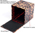 S Forever Home Decor Cube Tissue Box Holders PU Leather Square Tissue Box Cover (Leopard)...
