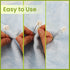 50 PCS Diaper Pins - Stainless Steel Pins with Plastic Safety Lock, Large Nappy Pins with White Plastic Heads, 5.5cm x 1.1cm - Safety Pins for Bab...