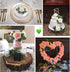 Meiliy 60pcs Bulk Rose Leaves Artificial Greenery Fake Rose Flower Leaves for DIY Wedding Bouquets Centerpieces Party Decorations Rose Vine Wreath...