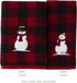 SKL Home Christmas/Gift Woodland Winter Snowman Bath Towel, Red...