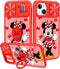 Joyleop (2in1 for iPhone 14 Case Cartoon Cute for Girls Women Teen Kids Girly Phone Covers Fun Unique Kawaii Pattern Design with Slide Camera Cove...