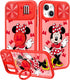 Joyleop (2in1 for iPhone 14 Case Cartoon Cute for Girls Women Teen Kids Girly Phone Covers Fun Unique Kawaii Pattern Design with Slide Camera Cove...