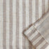 Vangao Stripe Farmhouse Kitchen Curtains 36 Inch Length Linen Blend Cafe Curtains Tickingstripe Tier Drapes Pinstripe Semi-Sheer Small Window Trea...