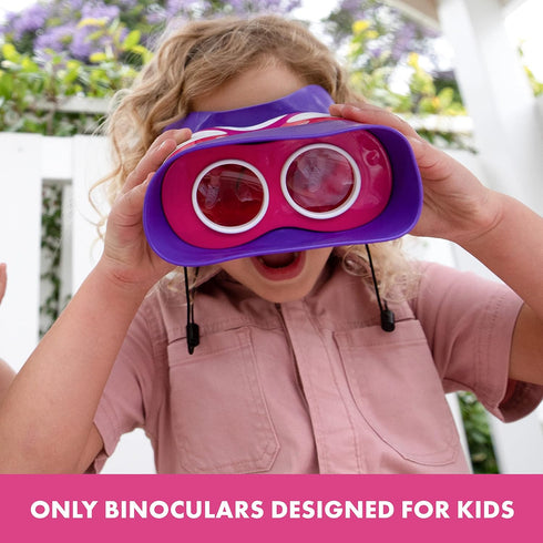Educational Insights GeoSafari Jr. Kidnoculars Pink Binoculars For Toddlers & Kids, Gift for Toddlers Ages 3+...
