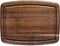 Acacia Wood Cutting Board with Juice Groove, Small Wooden Cutting Board for Kitchen, 8" x 6" x 5/8"...