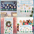 Haooryx 83Pcs Christmas Winter Snowmen Bulletin Board Set Classroom Decoration, Snow Snowman Patterned Paper Cut-Outs Blackboard Border Decor for ...