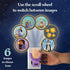 Projectables Disney Wish LED Night Light Plug-in Dusk-to-Dawn Projector Ideal for Kids Girls Boys Nursery Playroom Bathroom Bedroom 80089......