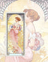ArtDash Brand Premium Art Nouveau Reproductions: The Four Seasons ~ Set of 4 Easy-to-Frame 8"×10" Prints (AN086) by Alphonse Mucha...