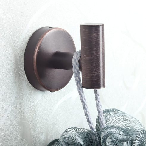 Robe Towel Hooks Coat Hook Bathroom Wall Hook Stainless Steel Heavy Duty Door Hanger Clothes Cabinet Closet Sponges Hook for Bathroom Bedroom Kitc...