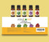 100% Pure Aroma Oils for Diffuser Set of 5 Fragrance Scent - Rose, Lavender, Lemongrass, Jasmine, Sandalwood - Best for Home Office, Cool Mist Lar...