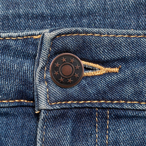 HARFINGTON 50 Sets Button Pins for Jeans, 17mm No-Sew Removable Instant Adjustable Replacement Metal Star Denim Jeans Buttons Pins Tightener for P...