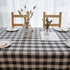 Aquazolax Table Cloths for Rectangle Tables Gray Buffalo Plaid Extra Long Farmhouse Decorative Wrinkle Free Table Covers for 6 Foot Table, 54Wx 10...