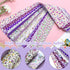 Kingdder 70 Pcs Floral Cotton Fabric Patchwork Roll 2.55 x 39.4 Inch Cotton Quilting Fabric Roll up Cotton Fabric Quilting Strips Precut Patchwork...