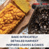 Nordic Ware 93448 Wheat & Pumpkin Cast Loaf Pan, 6 Cup Capacity, Bronze...
