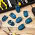 7 Piece Replacement Plug Extension Cord Plug 2 Prong, 125V 15A Electric Plug Rotatable Electrical Plug Extension Cord Replacement Ends Ideal for S...