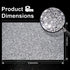 Locacrystal Bling Rhinestone Sticker DIY Home Decor Stickers Self-Adhesive Crystal Sheet Stickers for Cars & Crafts Decoration(Silver,9.4" x 15.8"...