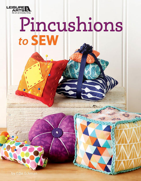 Leisure Arts Pincushions to Sew Sewing Book...