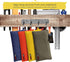Utility Canvas Zipper Tool Bag - Heavy Duty Tools Pouch with Carabiner, Multi-Purpose Storage Organizer Clip on Tote Bags in Olive, Orange, Blue, ...