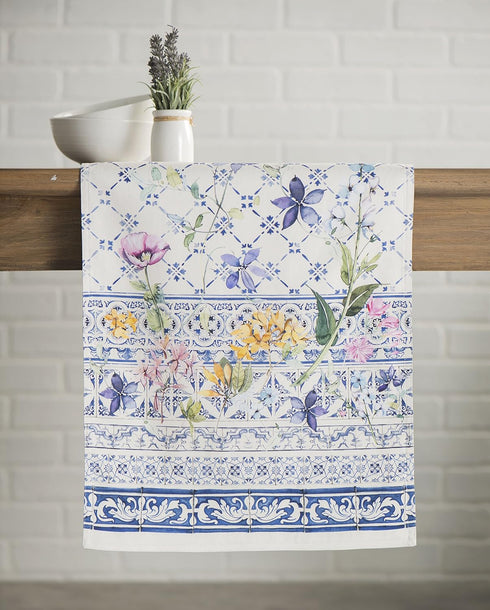 Maison d' Hermine Table Runner 100% Cotton Double Layer Table Runners 108 inches Long Decorative for Home Kitchen Dining Party Baby Shower Wedding...