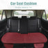 X AUTOHAUX Car Back Seat Cushion Wine Red Breathable PU Leather Universal Car Interior Seat Protector Mat Pad Fit Most Car Truck SUV & Van...