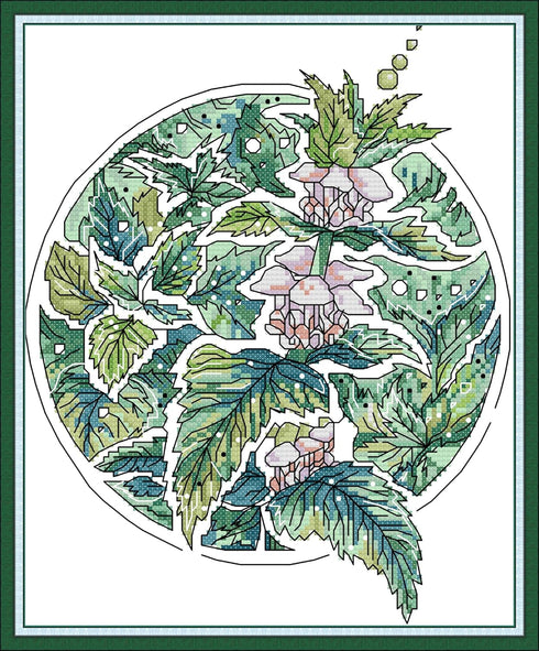 CaptainCrafts New Cross Stitch Kits Embroidery Kit Full Range Various Flower Types Round Pattern Printed and Unpreprint Fabrics Kits for Adults Be...