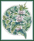 CaptainCrafts New Cross Stitch Kits Embroidery Kit Full Range Various Flower Types Round Pattern Printed and Unpreprint Fabrics Kits for Adults Be...